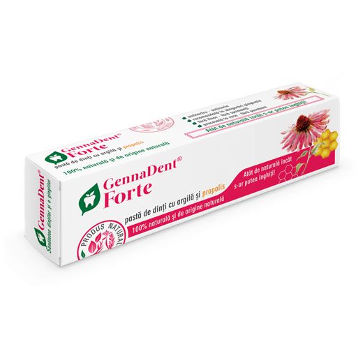 Pasta de dinti GennaDent Forte, 50 ml, Vivanatura
