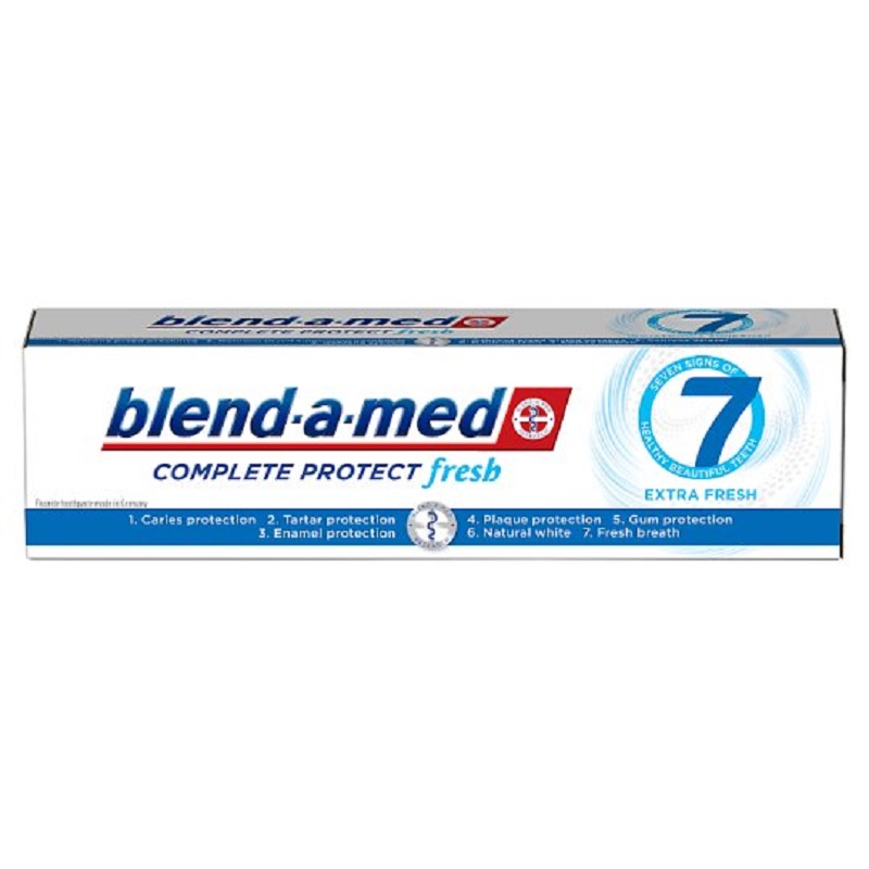 Pasta de dinti, Complete 7 Extra Fresh Blend-a-med, 100 ml, P&G