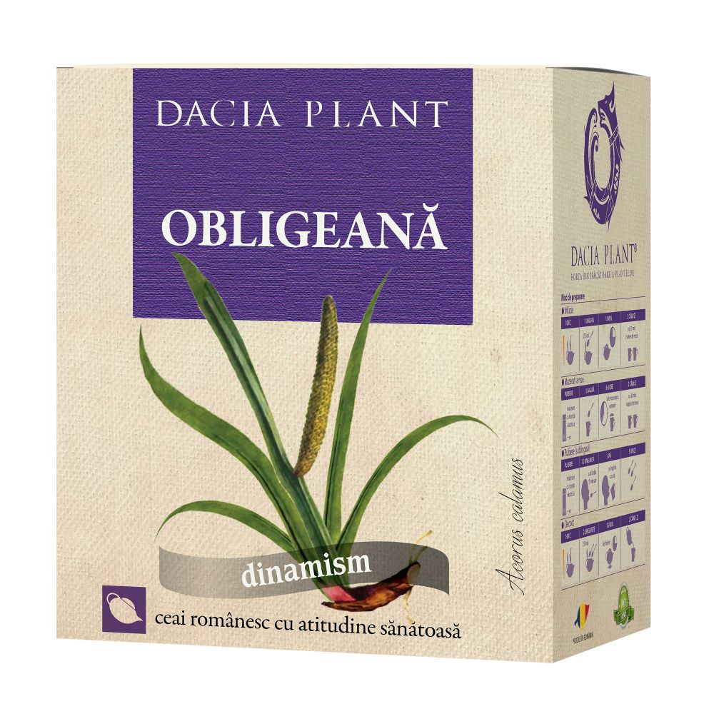 Ceai de obligeana, 50 g, Dacia Plant