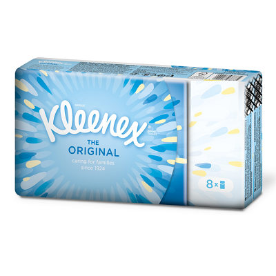 Servetelele igienice uscate Original, 8 pachete, Kleenex