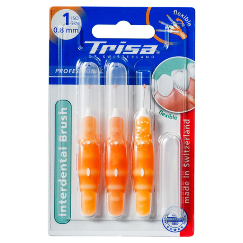Periuta de dinti Interdental Brush ISO 2, 0.9mm, Trisa