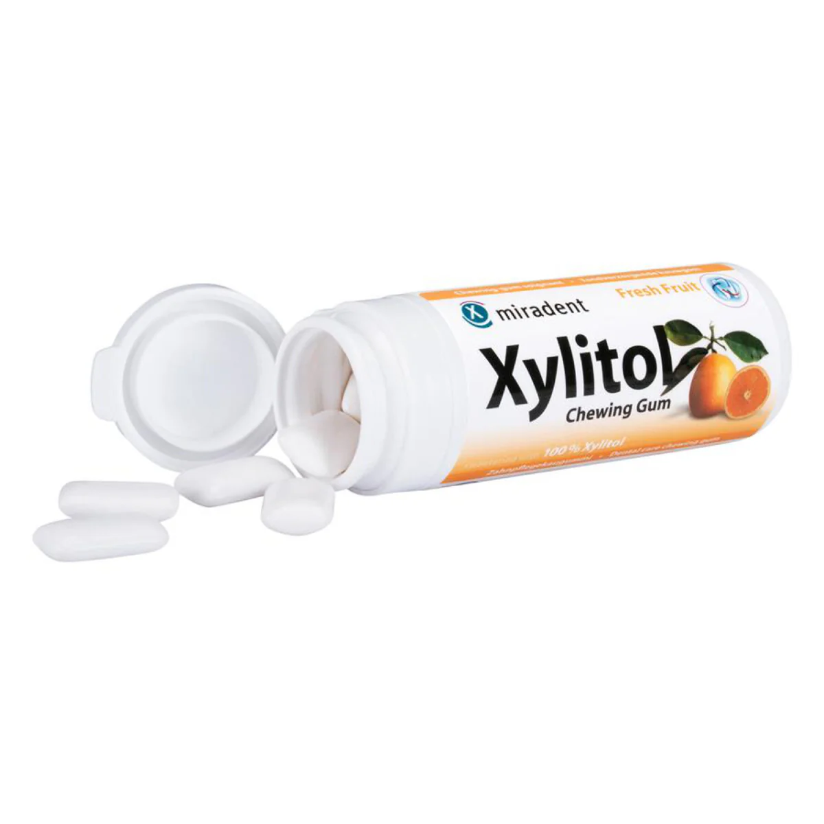 Guma de mestecat Fresh Fruit Xylitol, 30 g, Miradent