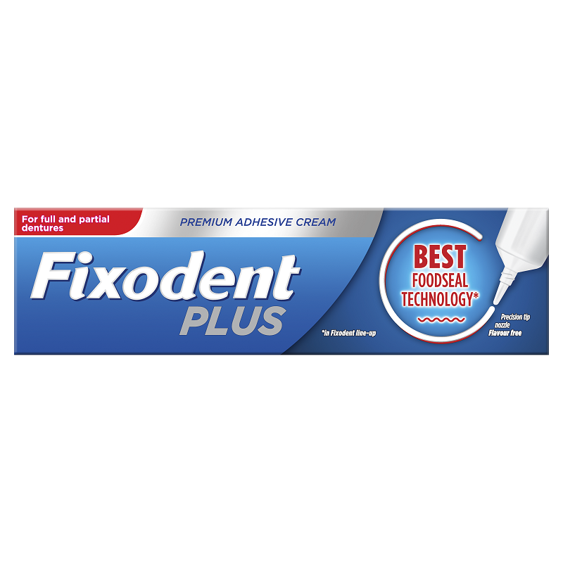 Crema adeziva pentru proteza dentara, 40 g, Fixodent Plus Foodseal, P&G