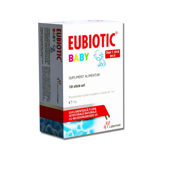 Eubiotic Baby, 10 stick-uri, Labormed