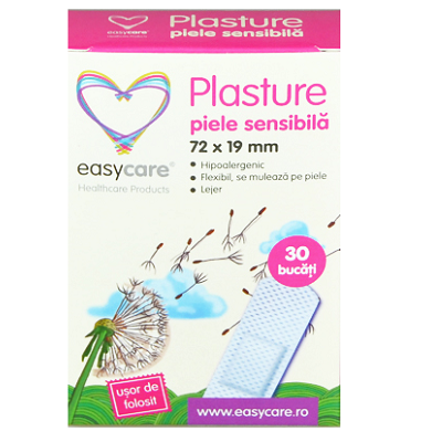 Plasture pentru piele sensibila, 72 x 19 mm, EasyCare