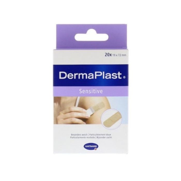 Plasturi pentru piele sensibila DermaPlast Sensitive, 20 bucati, Hartmann