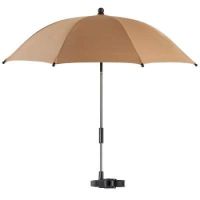 Umbrela cu protectie UV 50+ pentru carucior, Bej, Reer