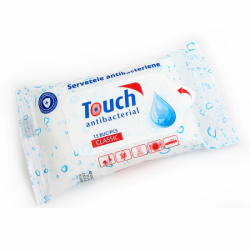 Servetele umede antibacteriene Classic, 15 bucati, Touch
