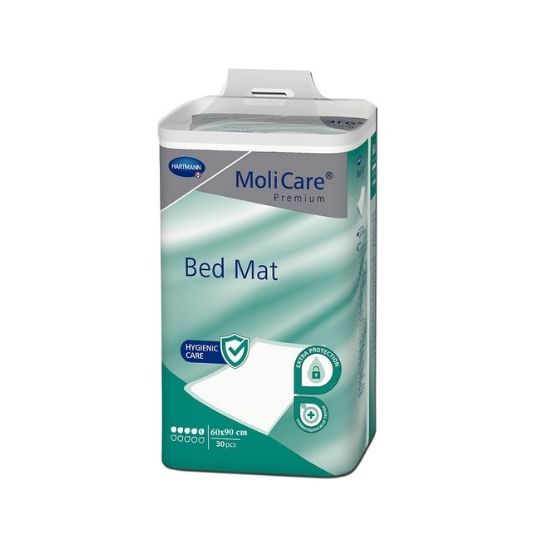 Aleze Bed Mat 5 picaturi MoliCare Premium, 60x90 cm, 30 bucati, Hartmann