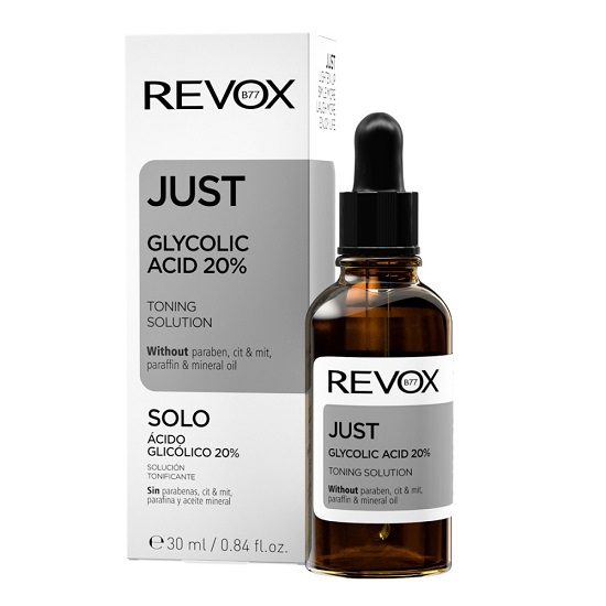 Acid Glycolic 20%, Just, 30 ml, Revox
