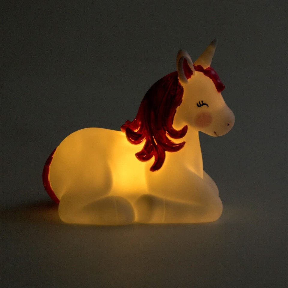 Lampa de veghe cu baterii, Unicorn Rainbow, Sass & Belle