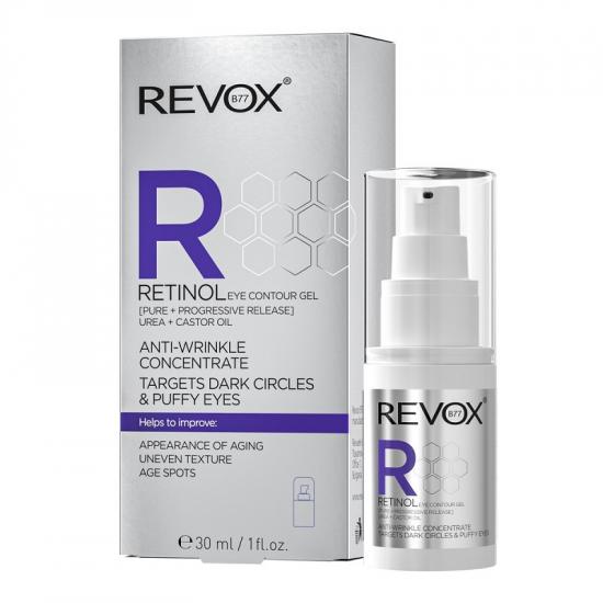 Crema gel pentru conturul ochilor cu Retinol, 30 ml, Revox