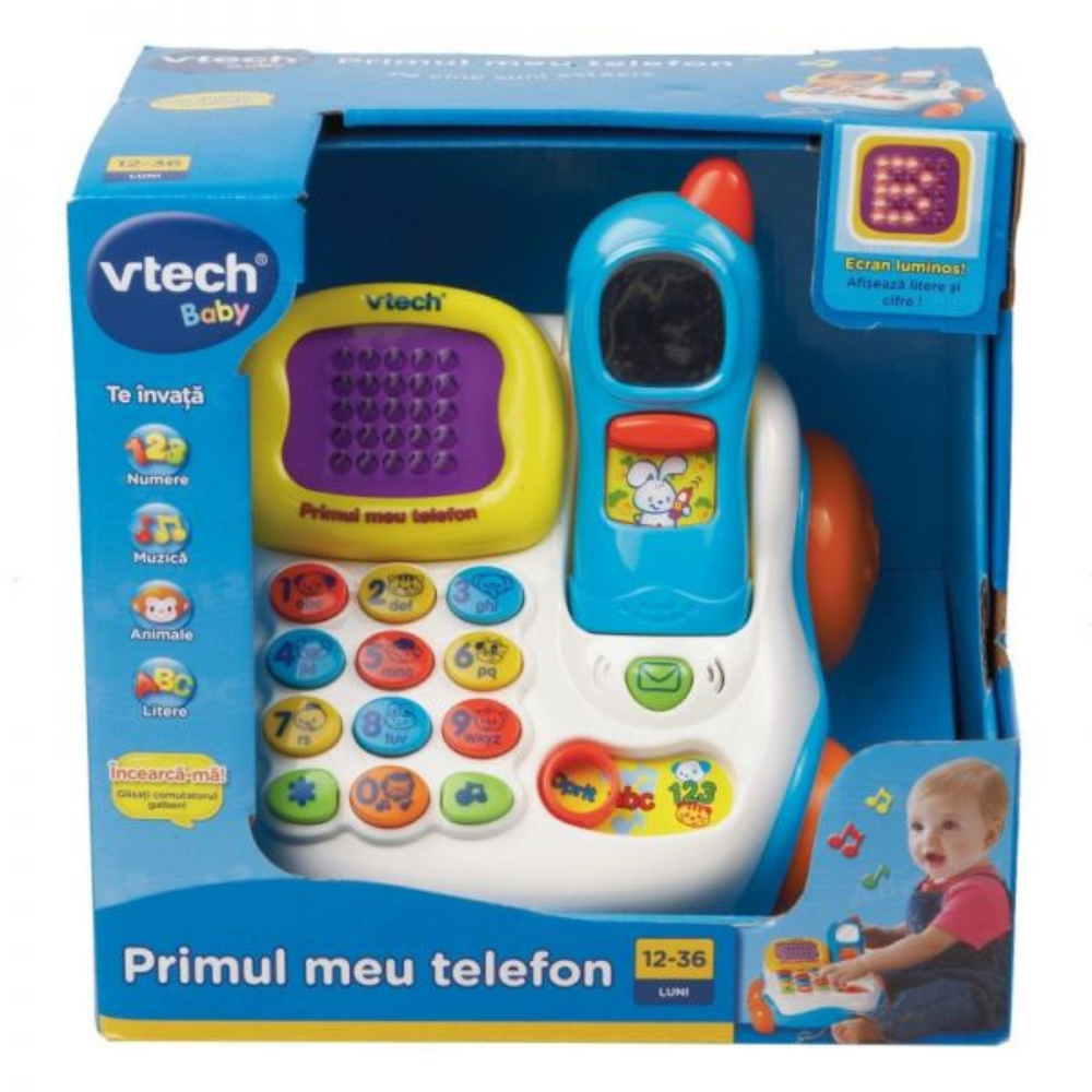 Primul meu telefon in limba romana, 1-3 ani, Vtech Invata prin Joaca