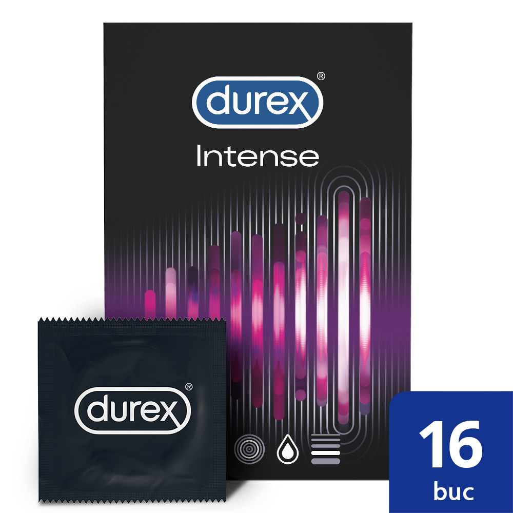 Prezervative Intense, 16 buc, Durex