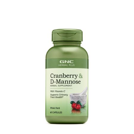 Merisor si D-Manoza + Vitamina C Herbal Plus, 60 capsule