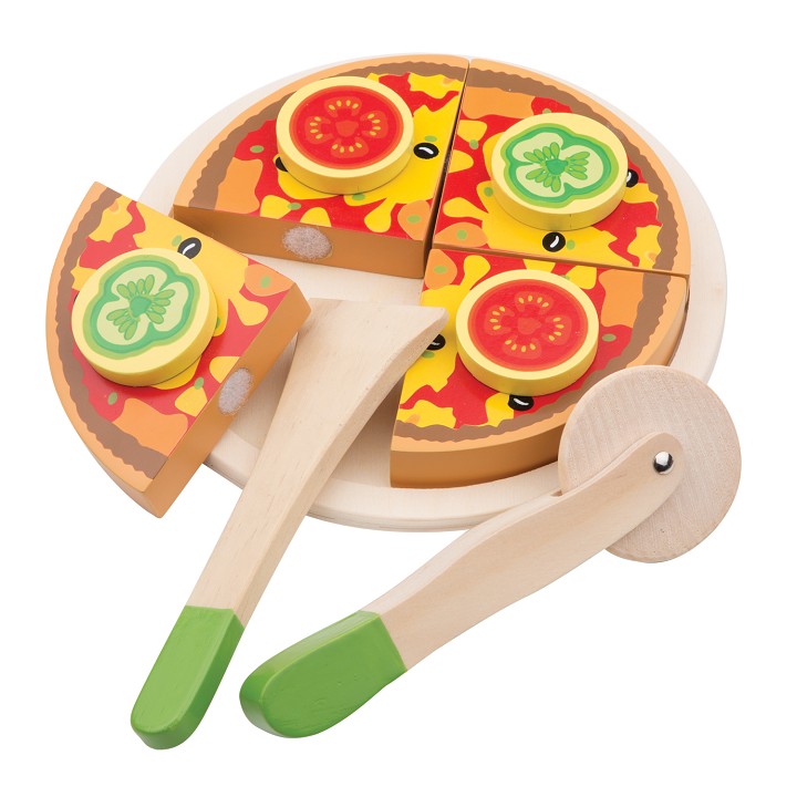 Jucarie din lemn Pizza, +2 ani, New Classic Toys