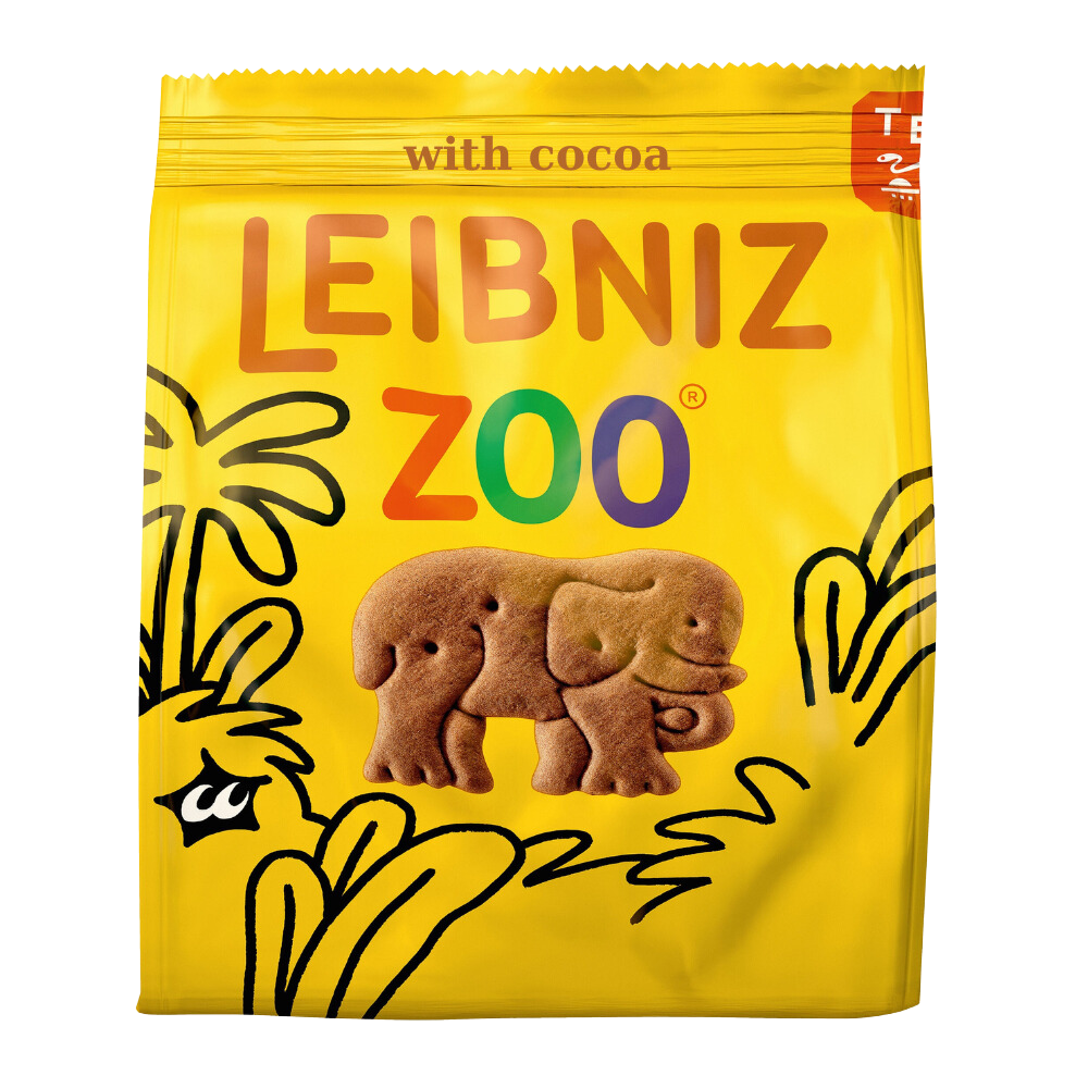 Biscuiti cu cacao Zoo, 100 g, Leibniz