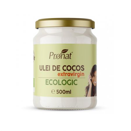 Ulei de cocos Bio extravirgin, 500 ml, Pronat