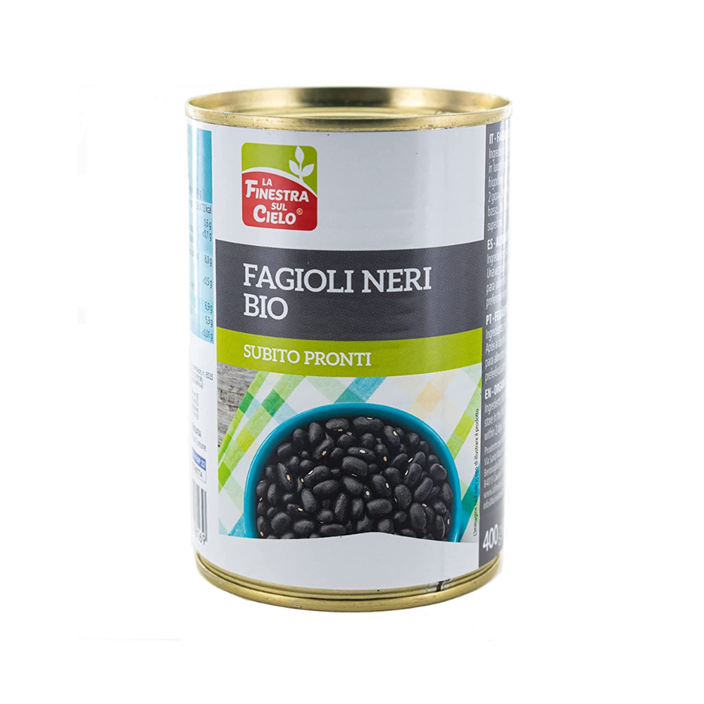 Fasole neagra Bio, 400 g, La Finestra Sul Cielo