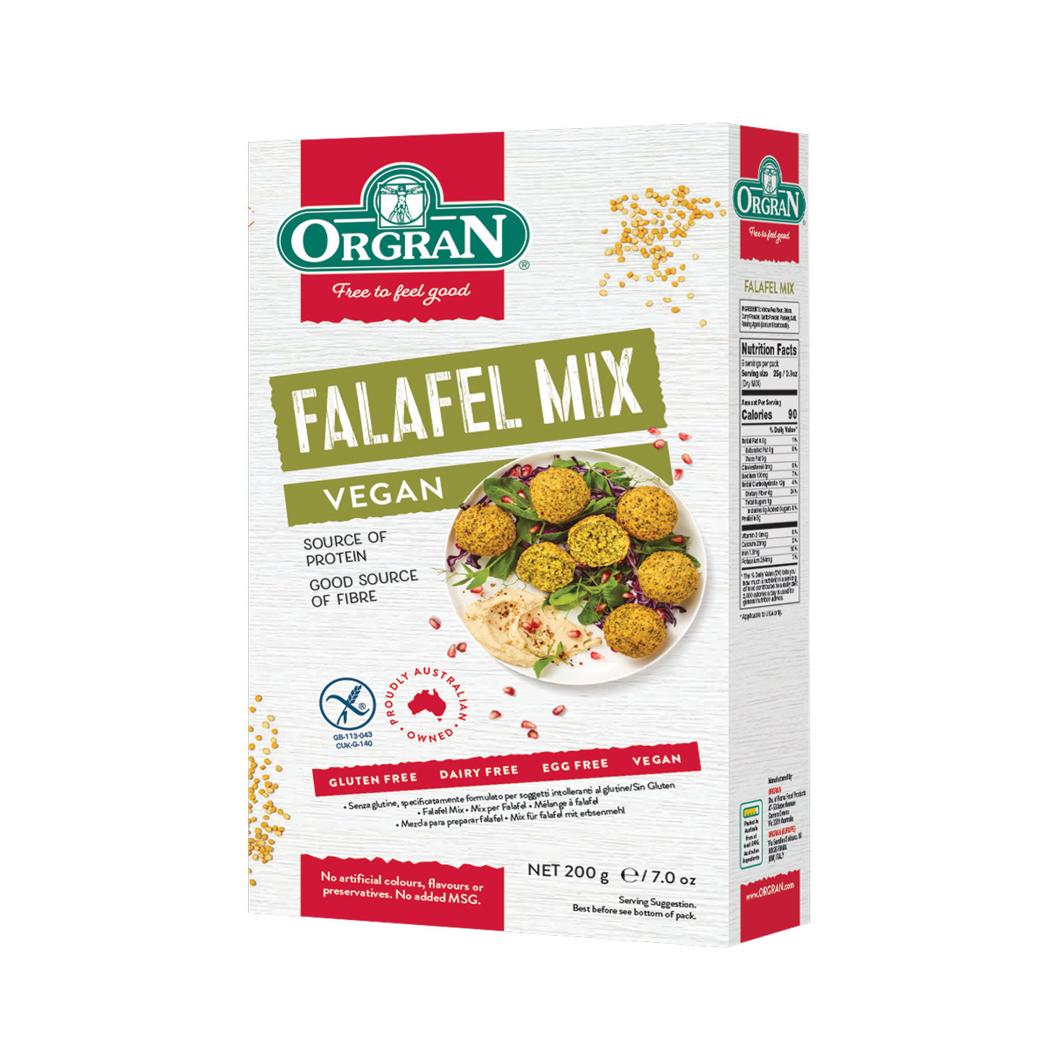 Falafel Mix, 200 gr, Orgran