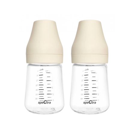 Set 2 biberoane pentru stocarea laptelui matern, 160 ml, Spectra