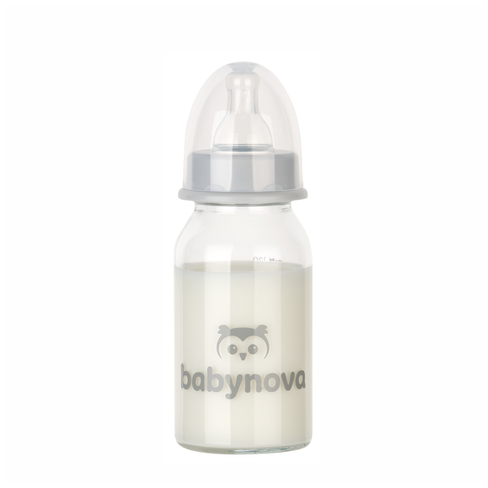 Biberon din sticla, 125 ml, Baby Nova