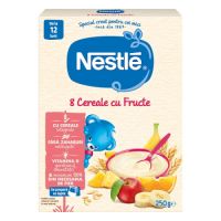 8 Cereale cu fructe, de la 12 luni, 250 g, Nestle