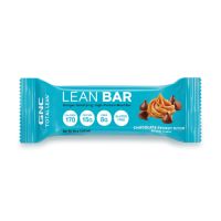 Baton proteic cu fibre, ciocolata si unt de arahide Lean Bar, 48 g, GNC