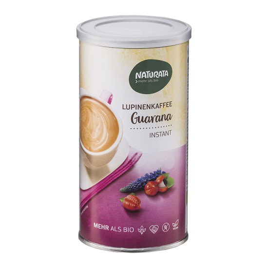 Inlocuitor cafea Bio instant pe baza de Lupin, Guarana si Sirop de porumb, 150 g, Naturata