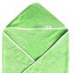 Prosop cu gluga pentru bebelusi, 80x100 cm, Verde, Tuxi Brands 518186