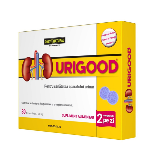 Urigood, 30 comprimate, Only Natural