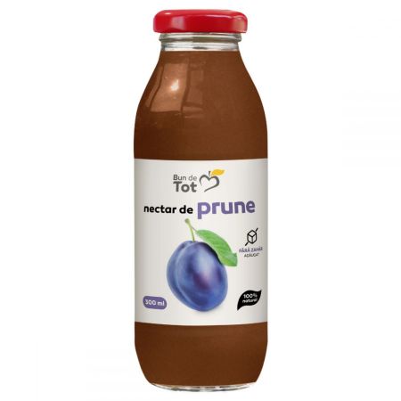 Nectar de prune fara zahar Bun de Tot, 300 ml