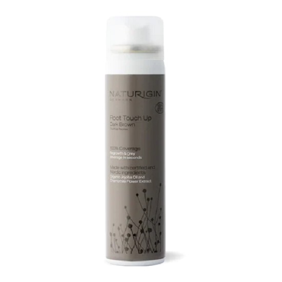 Spray acoperire temporara par alb la radacina, 75 ml, Dark Brown, Naturigin