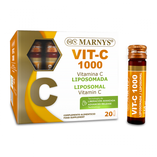 Vitamina C Lipozomala 1000 Mg, 20 fiole x 10 ml, Marnys