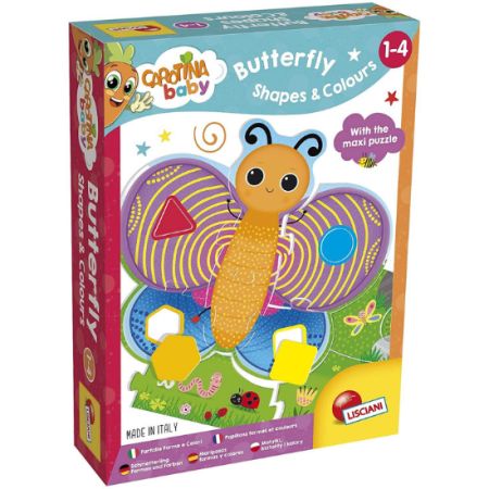 Puzzle de podea Fluturas cu forme si culori