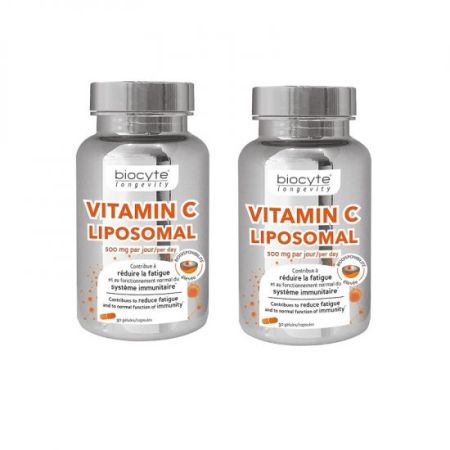 Pachet Vitamina C Lipozomala 500 mg, 30 capsule + 30 capsule
