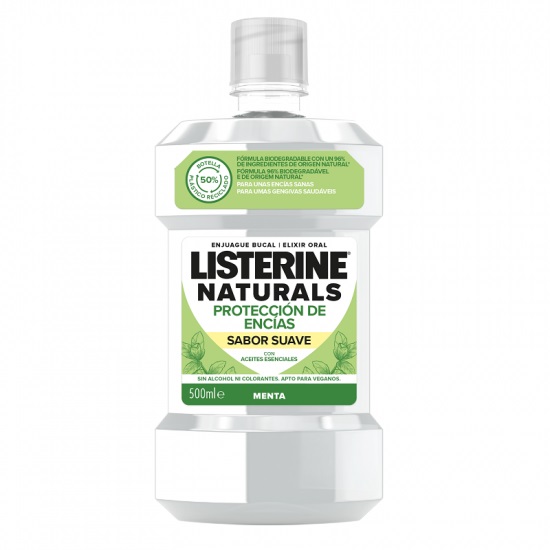 Apa de gura Natur Gum cu uleiuri esentiale, 500 ml, Listerine 