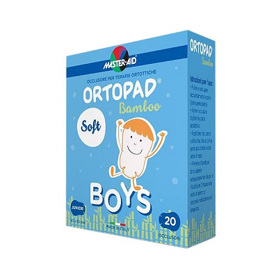 Ocluzor copii ORTOPAD SOFT Boys Junior, 67x50 mm, 20 buc, Master Aid