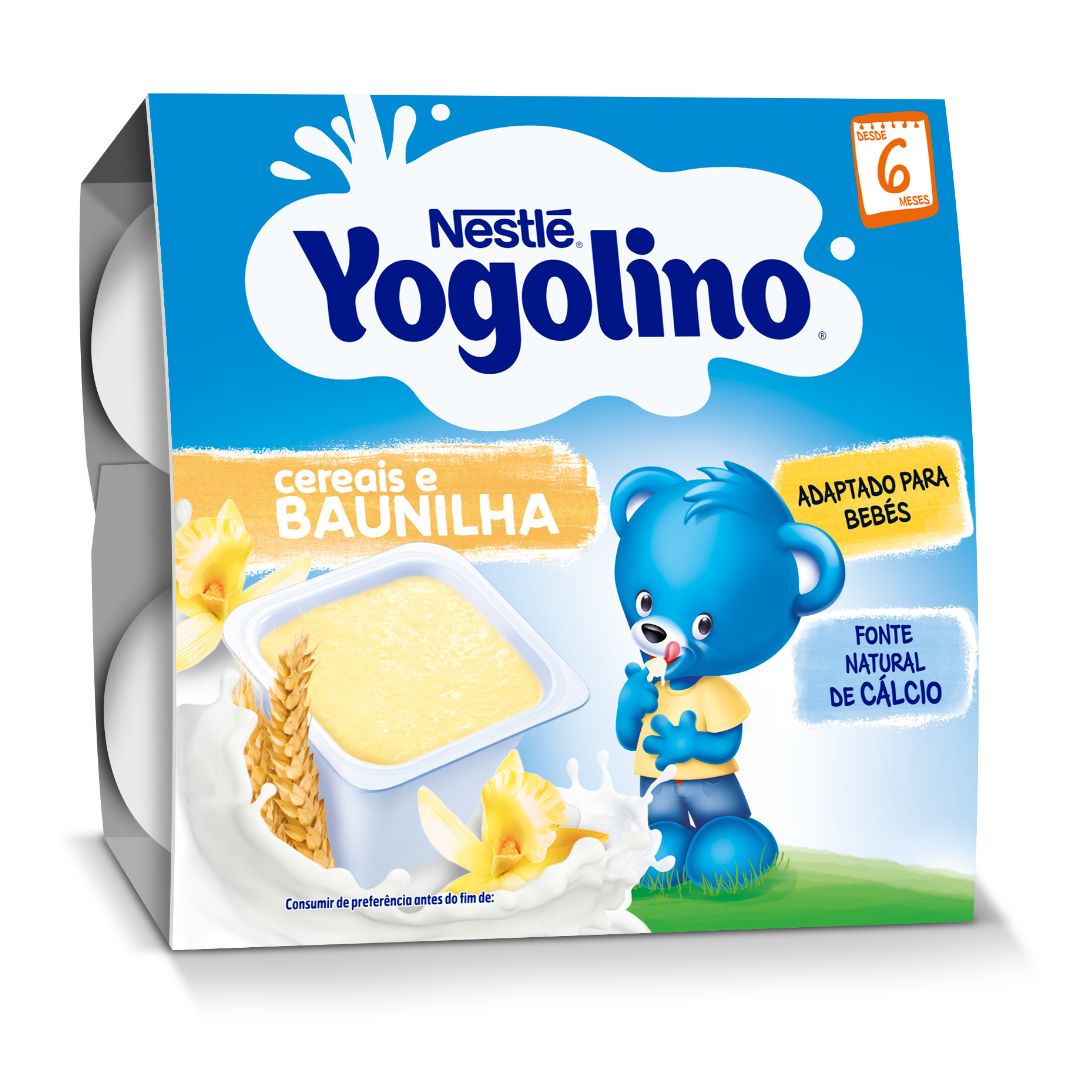 Gustare din gris cu lapte si vanilie Yogolino, +6 luni, 4x100g