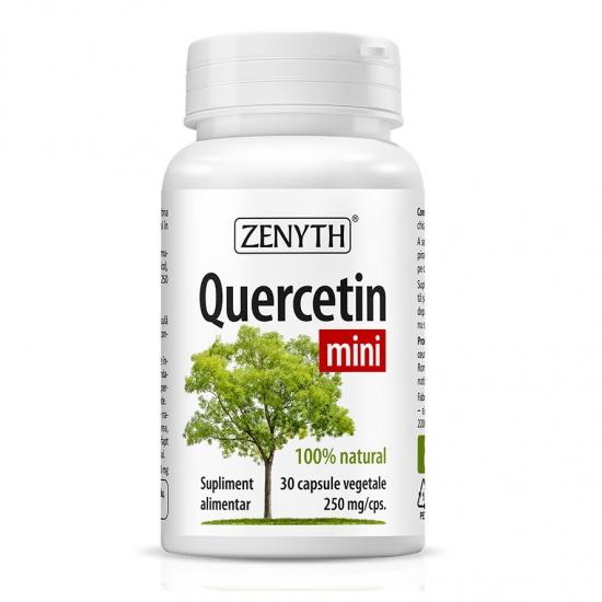 Quercetin mini, 250 mg, 30 capsule vegetale, Zenyth