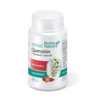 Quercetin + Vitamina C naturala, 30 capsule, Rotta Natura