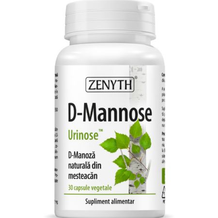 D-Mannose, 30 capsule vegetale