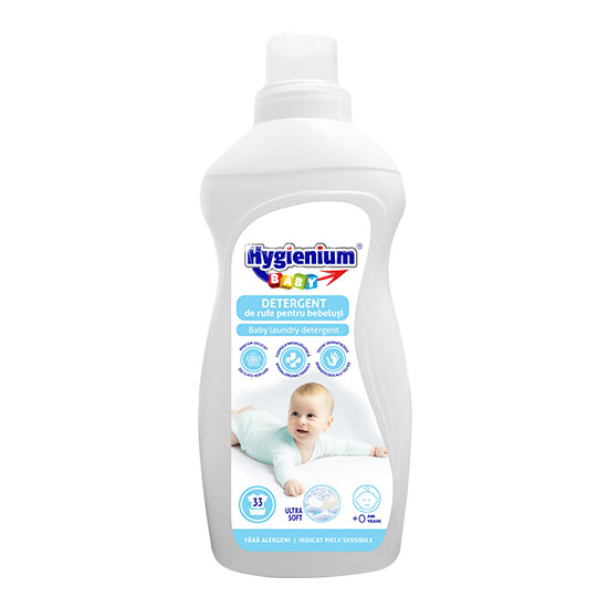 Detergent pentru rufele bebelusului, 1000ml, Hygienium Baby