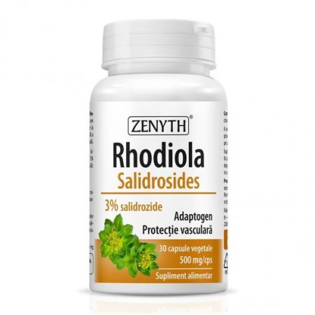 Rhodiola Salidrosides, 30 capsule vegetale, Zenyth