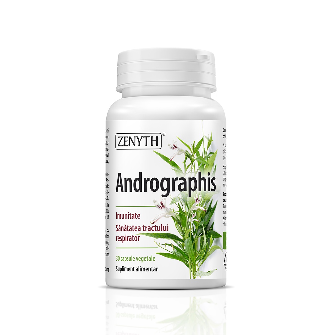 Andrographis 386 mg, 30 capsule vegetale, Zenyth