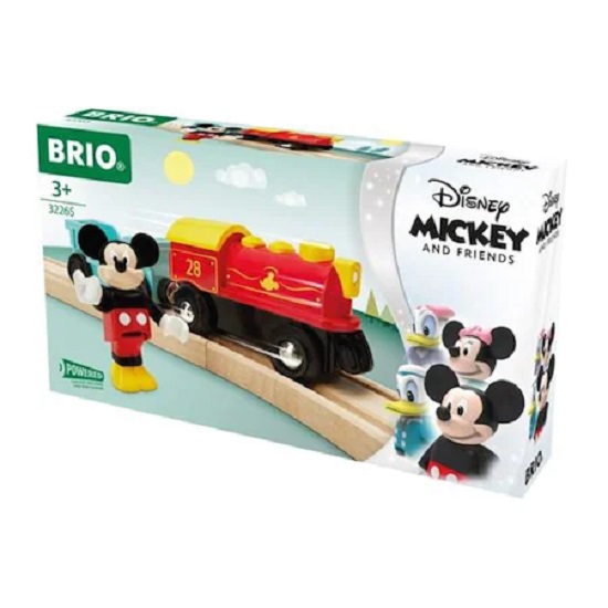 Trenulet cu baterii Mickey Mouse, +3 ani, Brio