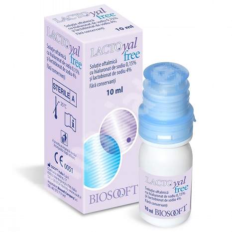 LACTOyal free solutie oftalmica, 10 ml, Biosooft