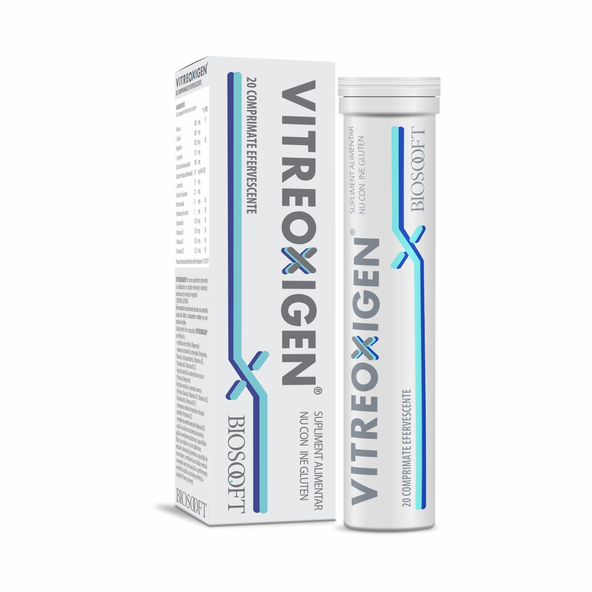 Vitreoxigen, 20 comprimate, Biosooft Italia