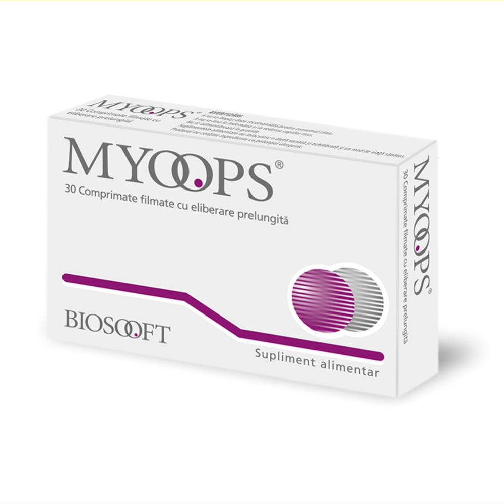 Myoops, 30 comprimate, Biosooft