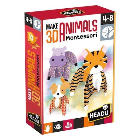 Puzzle Montessori - Animale 3D